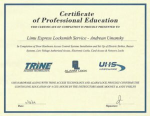 limu express certificate