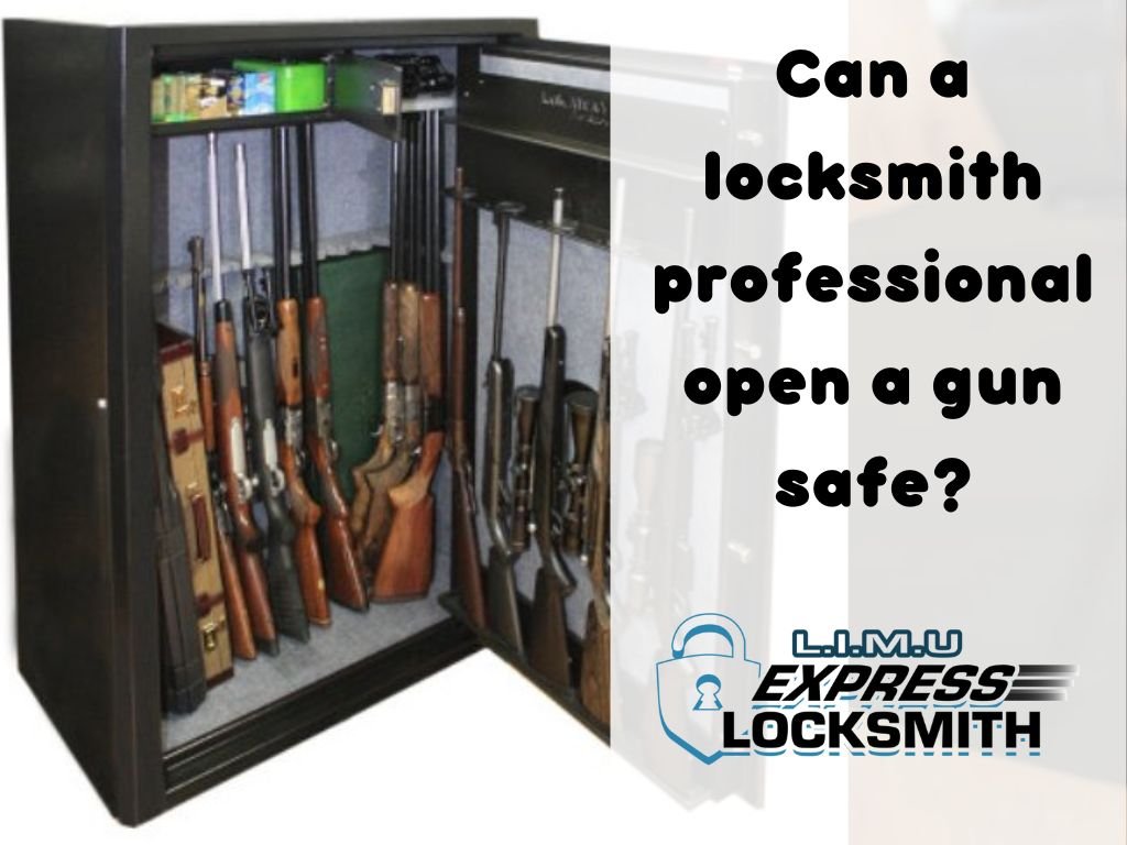 Can a locksmith professional open a gun safe?